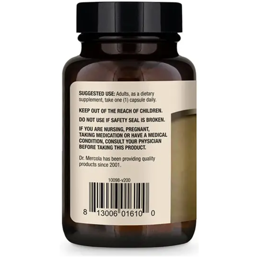Корейский женьшень ферментированный / Fermented Ginseng, Dr. Mercola, 96 мг, 30 капсул