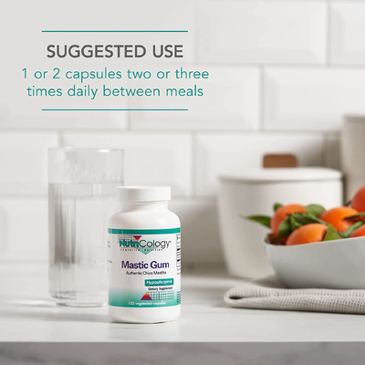 Мастичная смола / Mastic Gum, Nutricology, 120 капсул