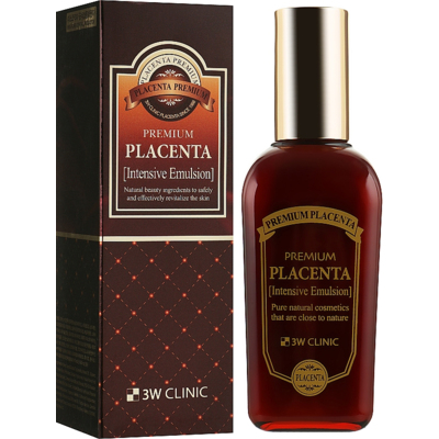 Антивозрастная эмульсия для лица с плацентой 3W Clinic Premium Placenta Intensive Emulsion