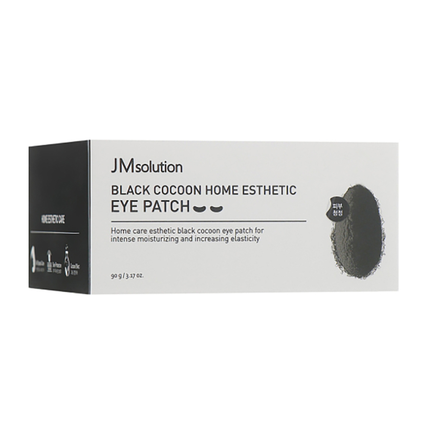 Гидрогелевые патчи ультраувлажняющие JMsolution Black Cocoon Home Esthetic Eye Patch
