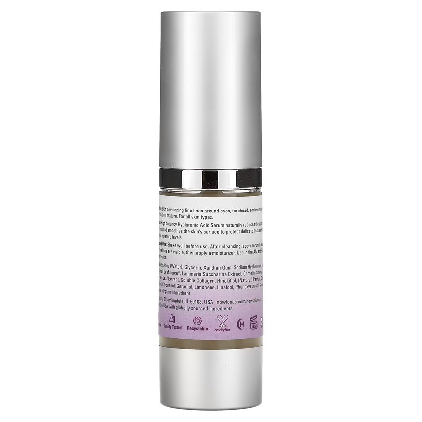 Укрепляющая сыворотка с гиалуроновой кислотой Now Foods Hyaluronic Acid Firming Serum