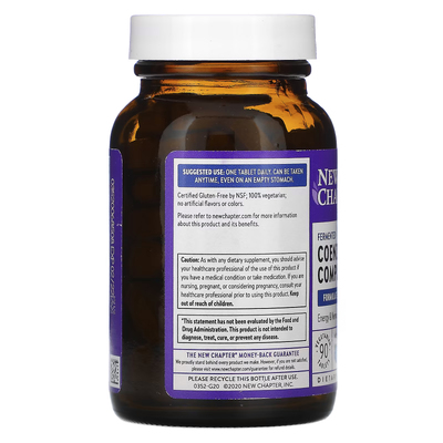 Ферментированный В-комплекс коэнзима / Coenzyme B Complex, New Chapter, 30 вегетарианских таблеток
