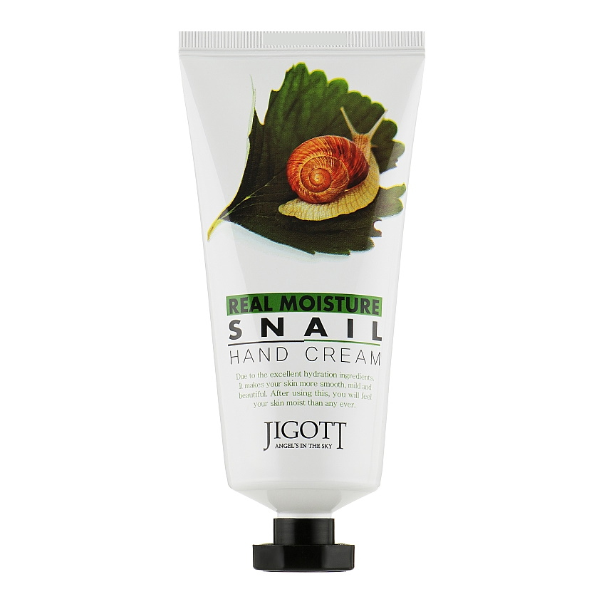 Крем для рук с экстрактом слизи улитки Jigott Real Moisture Snail Hand Cream