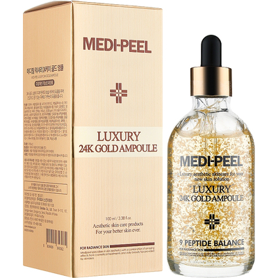 Антиоксидантная сыворотка укрепляющая с золотом Medi-Peel Luxury 24K Gold Ampoule