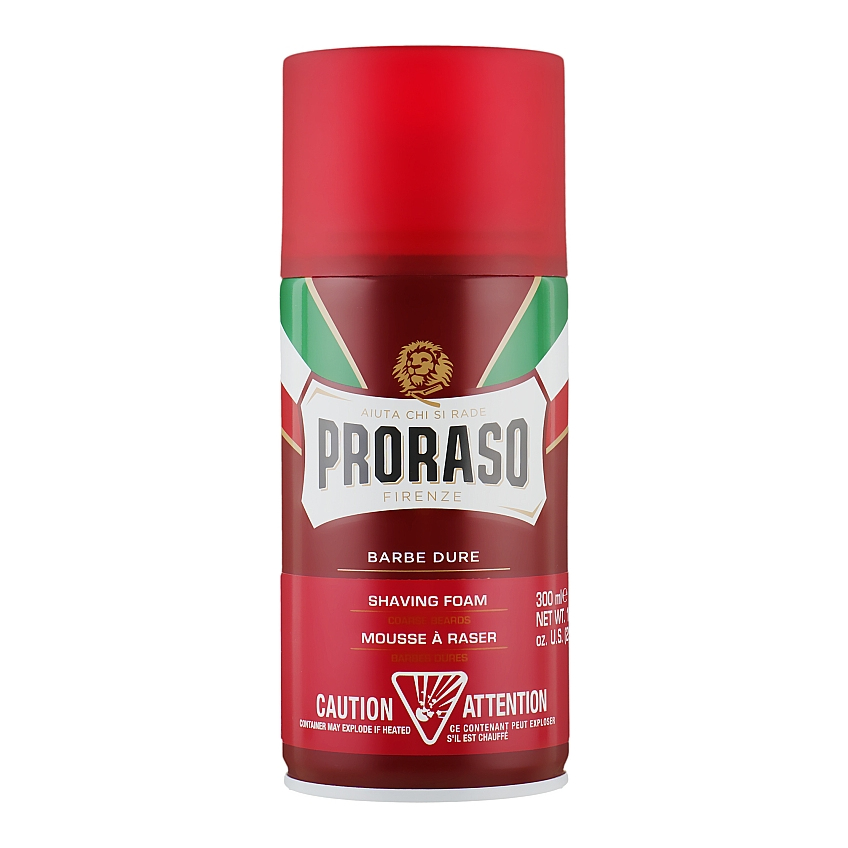 Пена для бритья питательная с экстрактом карите и сандаловым маслом Proraso Red Line Shaving Foam