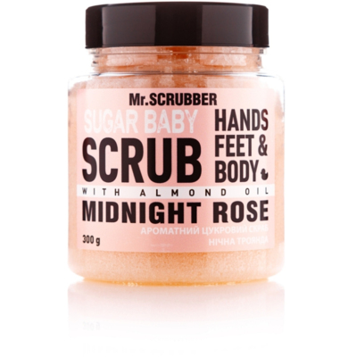 Сахарный скраб для тела Mr.Scrubber Sugar Baby Midnight Rose Hands Feet & Body Scrub