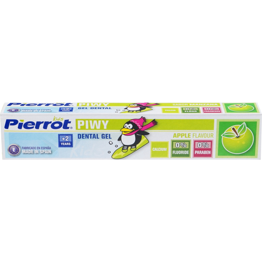 Дитячий зубний гель з яблучним ароматом Pierrot Piwi