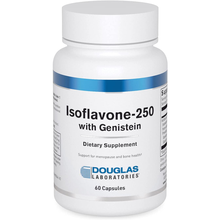 Изофлавоны-250 с генистеином / Isoflavone-250 with Genistein, Douglas Laboratories, 250 мг, 60 капсул