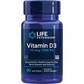 Вітамін D3 / Vitamin D3, Life Extension, 25 мкг, 90 гелевих капсул