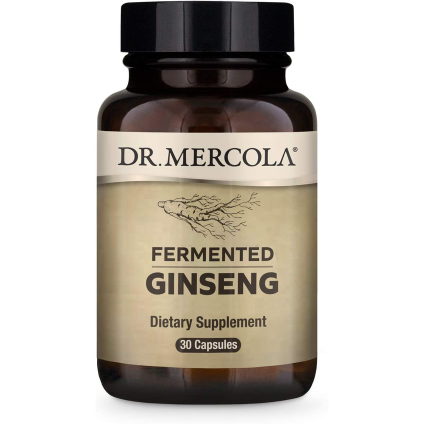 Корейский женьшень ферментированный / Fermented Ginseng, Dr. Mercola, 96 мг, 30 капсул