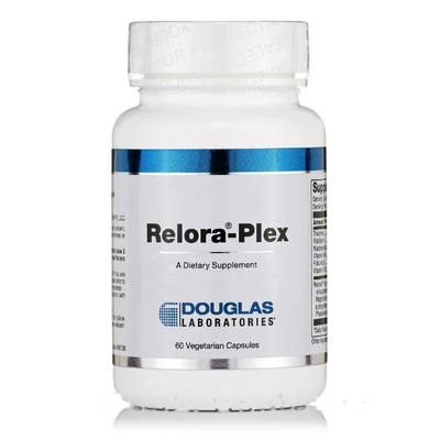 Поддержка настроения и психики во время стресса, контроль веса / Relora-Plex (Supports Mood, Mental Functioning During Stress, and Weight Management), Douglas Laboratories, 250 мг, 60 вегетарианских капсул