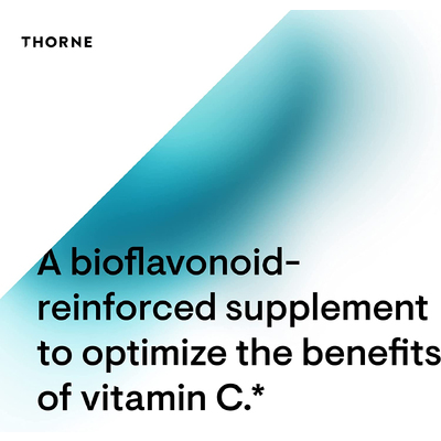 Витамин С с флавоноидами / Vitamin C with Flavonoids, Thorne Research, 500 мг, 180 капсул