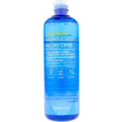 Увлажняющий тонер с коллагеном Farmstay Collagen Water Full Moist All Day Toner