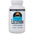 Лецитин / Lecithin, Source Naturals, 1200 мг, 100 гелевых капсул