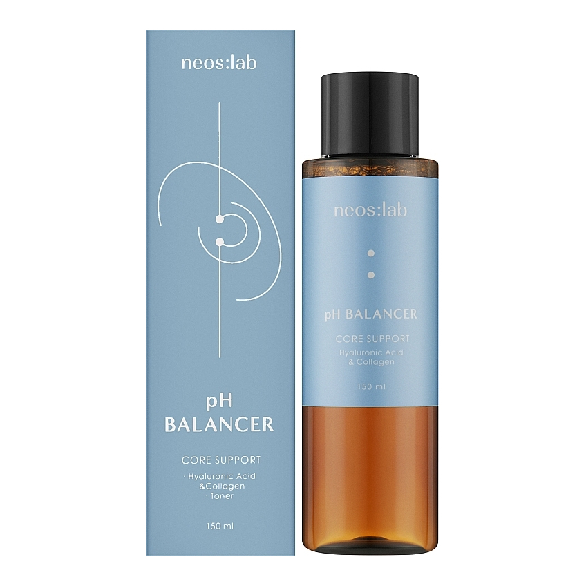 Увлажняющий тонер для лица с гиалуроновой кислотой и коллагеном Neos:lab pH Balancer Core Support Toner
