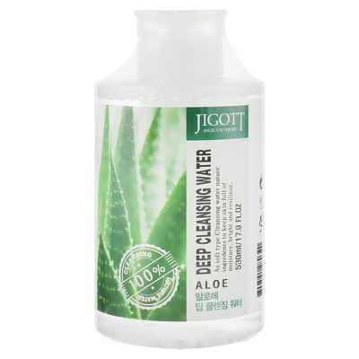 Очищувальна вода Алое Jigott Aloe Deep Cleansing Water