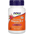 Вітамін D3 / Vitamin D-3, Now Foods, 50 мкг (2000 МО)