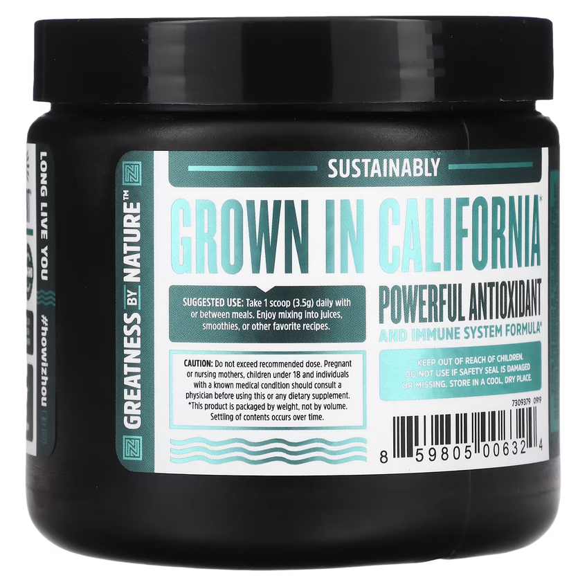 Спіруліна в формі порошку / Spirulina, Zhou Nutrition, 170 г