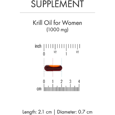 Масло антарктического криля для женщин / Antarctic Krill Oil for Women, Dr. Mercola, 270 капсул