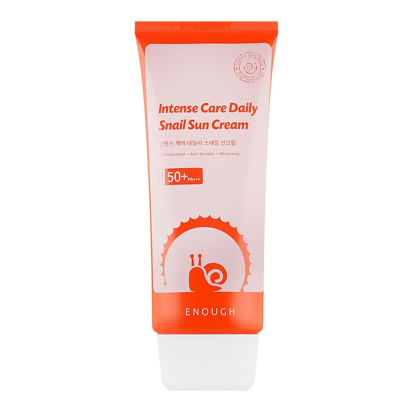 Солнцезащитный крем для лица с муцином улитки Enough Intense Care Daily Snail Sun Cream SPF 50+/PA+++