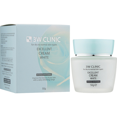 Отбеливающий крем для лица 3W Clinic Excellent White Cream