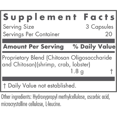 Микрохитозан / MicroChitosan, Nutricology, 60 капсул