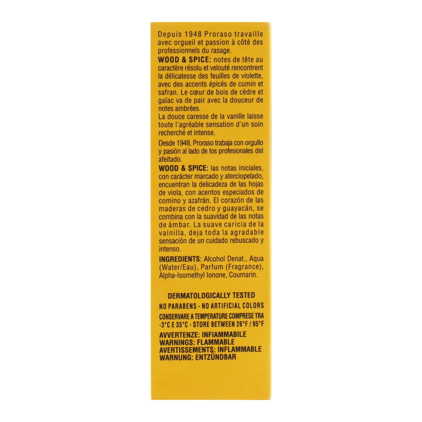 Одеколон Proraso Wood & Spice Cologne