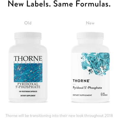 Пиридоксаль-5-фосфат / Pyridoxal 5-Phosphate, Thorne Research, 180 капсул