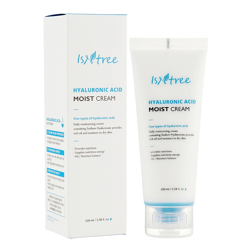 Увлажняющий крем для лица с гиалуроновой кислотой IsNtree Hyaluronic Acid Moist Cream