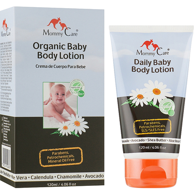 Увлажняющий лосьон для новорожденных с органической ромашкой Mommy Care Daily Baby Body Lotion