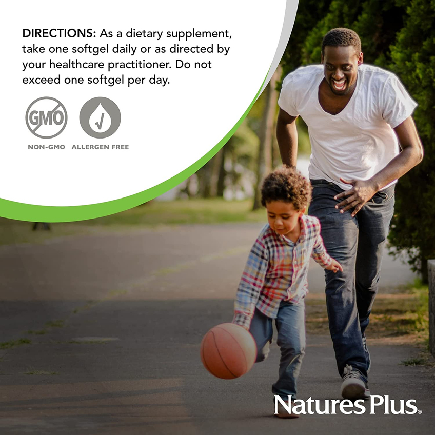 Вітамін D3 / Vitamin D3, Nature's Plus, 125 мкг, 60 гелевих капсул