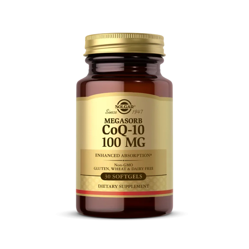 Коэнзим Q10 Мегасорб / Megasorb CoQ-10, Solgar, 100 мг, 30 гелевых капсул