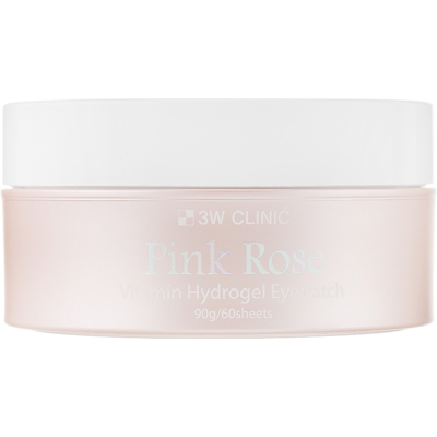 Патчи для век с экстрактом розы 3W Clinic Pink Rose Vitamin Hydrogel Eye Patch