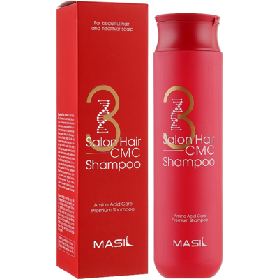 Восстанавливающий шампунь с аминокислотами Masil 3 Salon Hair CMC Shampoo