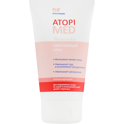 Пом'якшувальний крем для обличчя Elfa Pharm Atopi Med