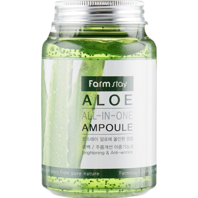 Ампульная сыворотка с экстрактом алоэ FarmStay Aloe All-In-One Ampoule