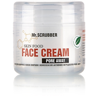 Крем для лица с маслом моркови Mr.Scrubber Skin Food Pore Away Face Cream