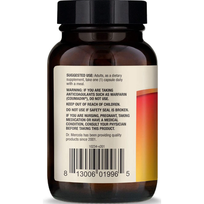 Вітаміни D3 та K2 (МК-7) / Vitamins D3 & K2, Dr. Mercola, 180 мкг, 90 капсул