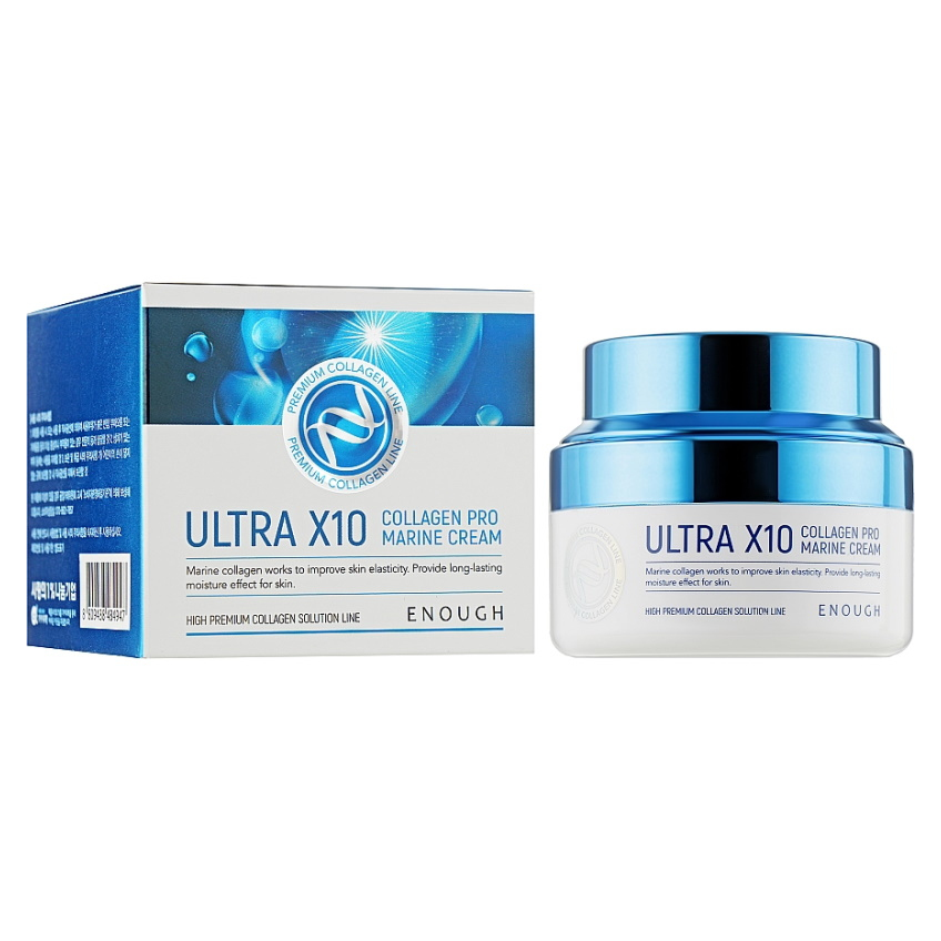 Увлажняющий крем для лица с коллагеном Enough Ultra X10 Collagen Pro Marine Cream