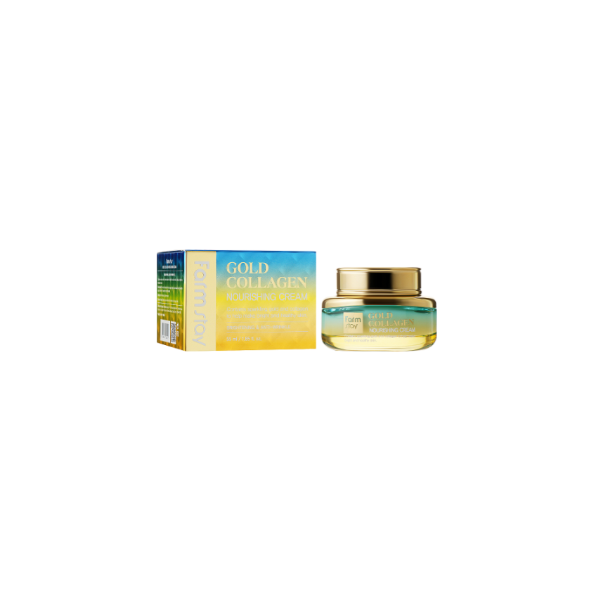 Питательный крем для лица FarmStay Gold Collagen Nourishing Cream