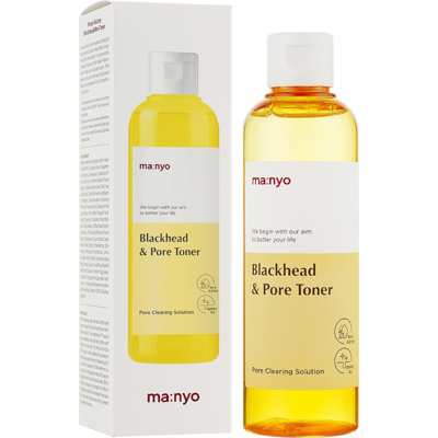 Очищувальний тонік проти чорних цяток з ВНА-кислотою Manyo Blackhead & Pore Toner