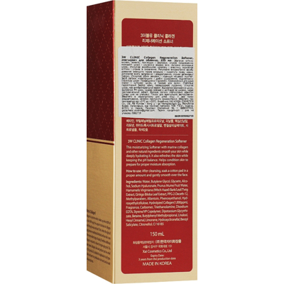 Восстановительный тонер с коллагеном 3W Clinic Collagen Regeneration Softener