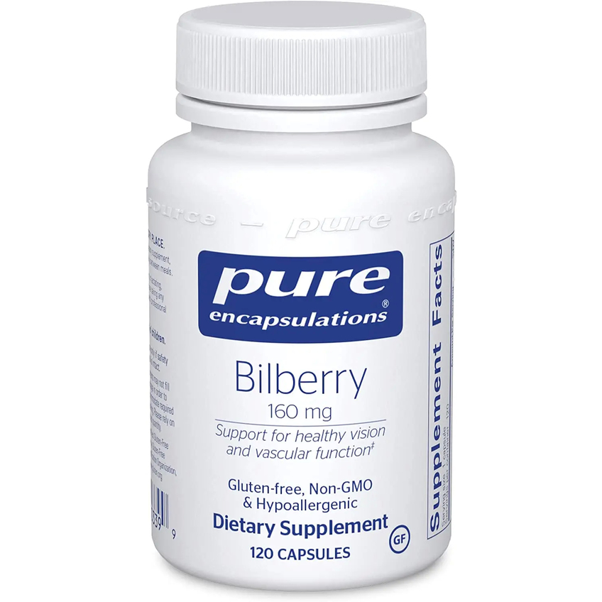 Экстракт черники / Bilberry, Pure Encapsulations, 160 мг, 120 капсул
