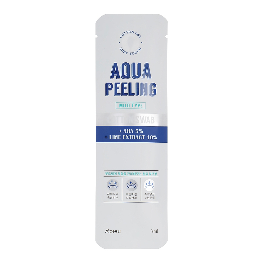 Палочка-пилинг A'pieu Aqua Peeling Cotton Swab