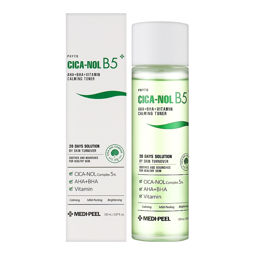 Восстанавливающий тонер против воспалений Medi-Peel Phyto CICA-Nol B5 AHA BHA Vitamin Calming