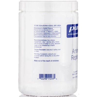 Комплекс амінокислот у вільній формі / Amino Replete, Pure Encapsulations, 540 г