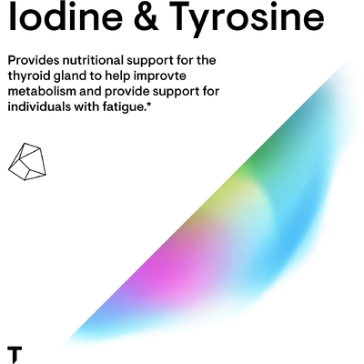 Йод и тирозин / Iodine & Tyrosine, Thorne Research, 60 капсул
