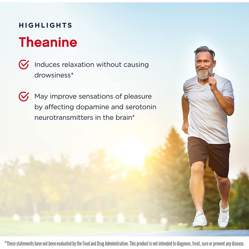 Теанин 100 / Theanine 100, Jarrow Formulas, 100 мг, 60 капсул