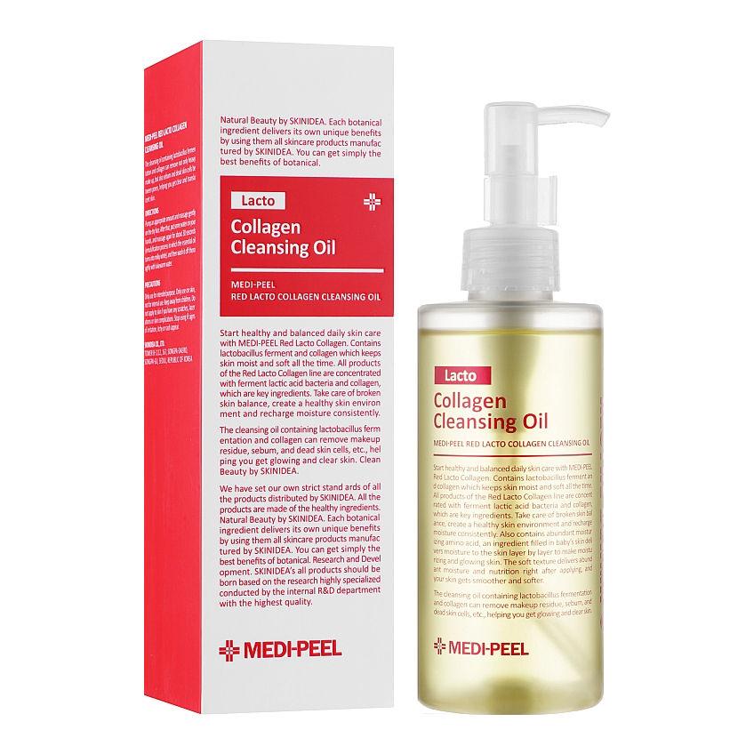 Гидрофильное масло с пробиотиками и коллагеном Medi-Peel Red Lacto Collagen Cleansing Oil