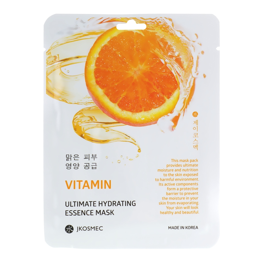 Тканевая увлажняющая маска с витаминами В12, С і Е Jkosmec Vitamin Ultimate Hydrating Essence Mask